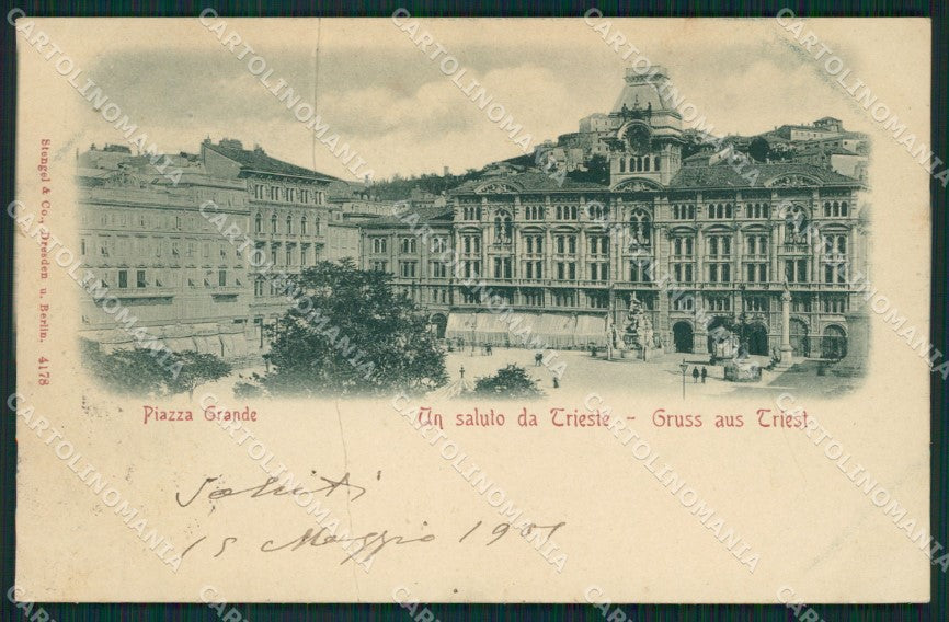 Trieste Città GRINZA CARTA cartolina XB5365 – fronte