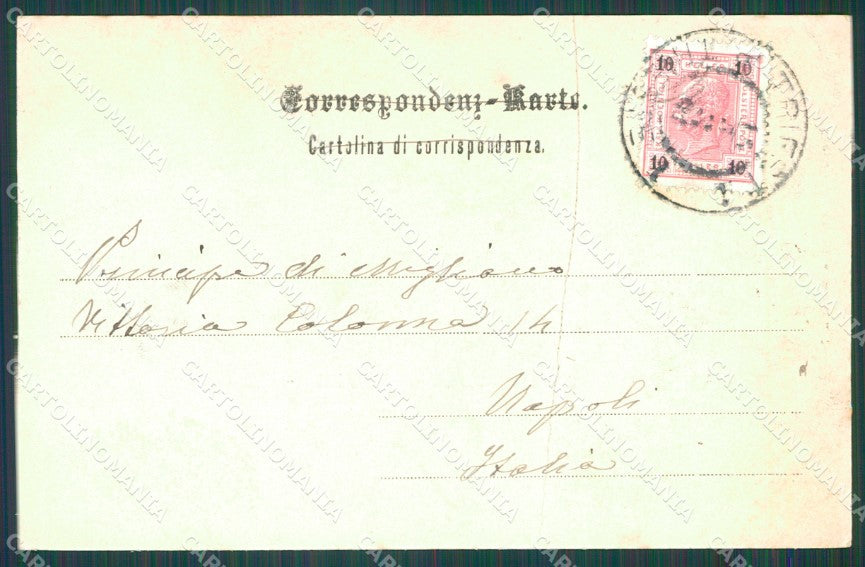 Trieste Città GRINZA CARTA cartolina XB5365 – retro