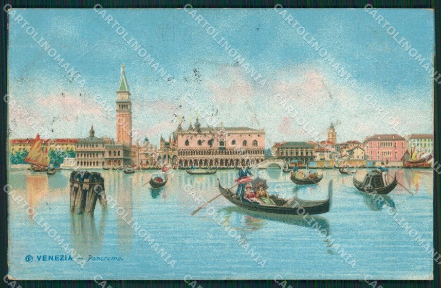 Venezia Città Gondole cartolina XB5372 – fronte