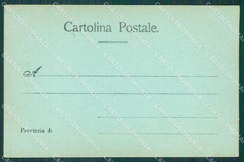 Napoli Città Villa Nazionale Chiaro di Luna Carrozze cartolina XB5379 – retro
