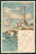 Genova Città Faro Wielandt cartolina XB5382 – fronte