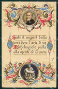 Firenze Città Michelangelo Buonarroti PIEGA Rilievo cartolina XB5393 – fronte