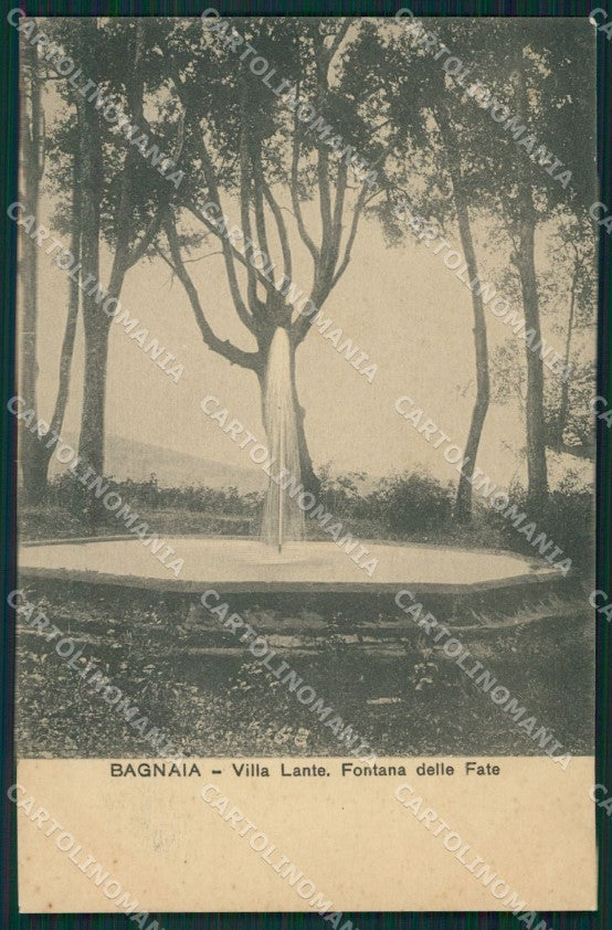 Viterbo Bagnaia Fontane delle Fate cartolina XB5402 – fronte