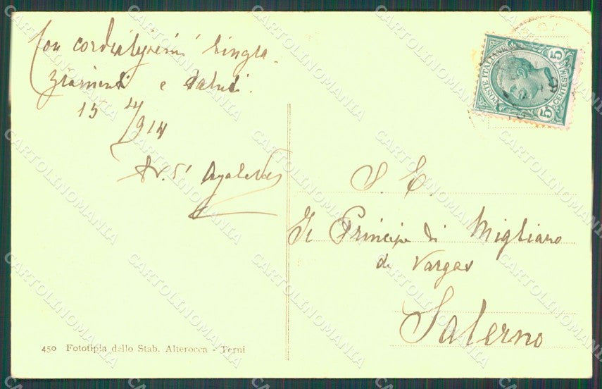 Roma Città Galleria Rospigliosi Reni STRAPPINO cartolina XB5415 – retro