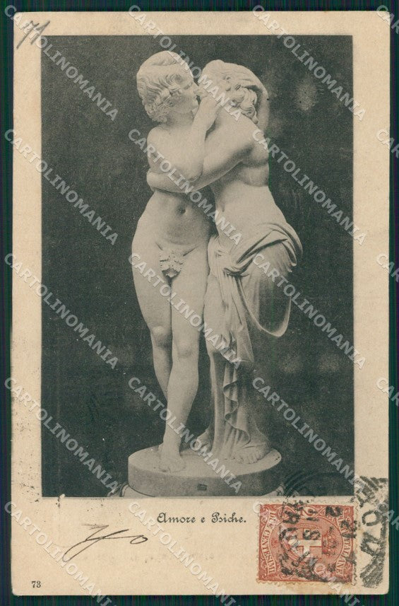 Roma Città Canova Amore e Psiche cartolina XB5419 – fronte