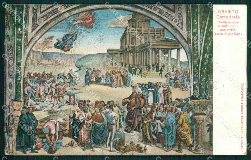Terni Orvieto Duomo Luca Signorelli cartolina XB5439 – fronte