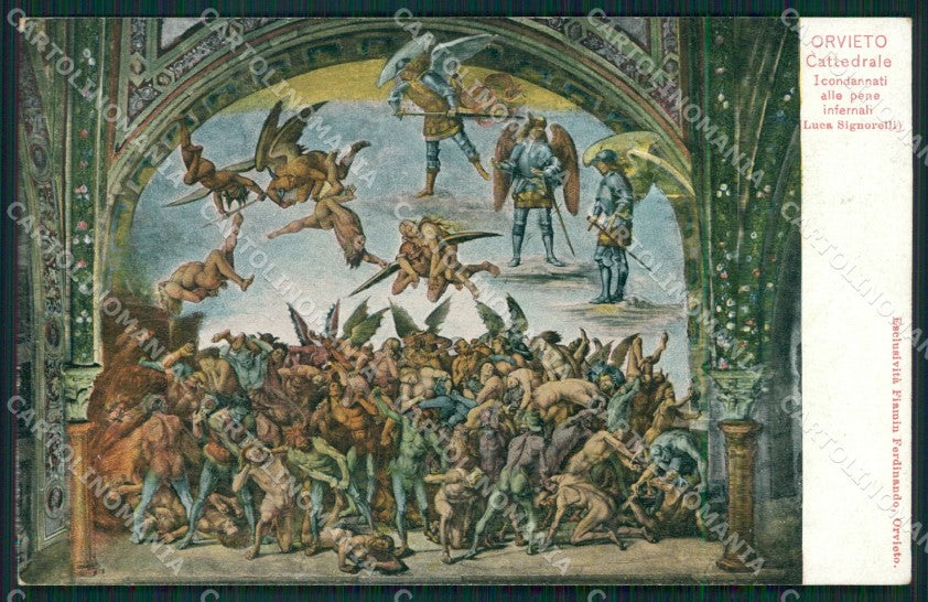 Terni Orvieto Duomo Luca Signorelli cartolina XB5440 – fronte