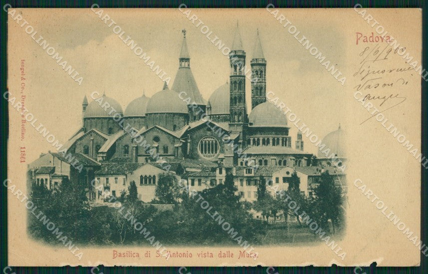 Padova Città Basilica Sant'Antonio ABRASA cartolina XB5442 – fronte
