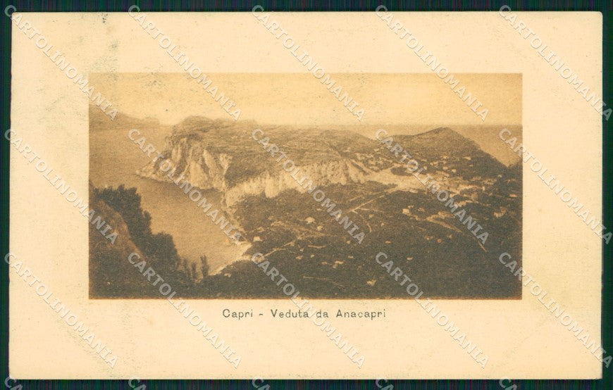 Napoli Capri Anacapri cartolina XB5472 – fronte