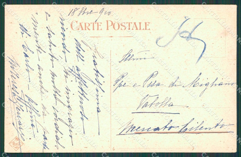 Napoli Citta San Martino cartolina XB5480 – retro