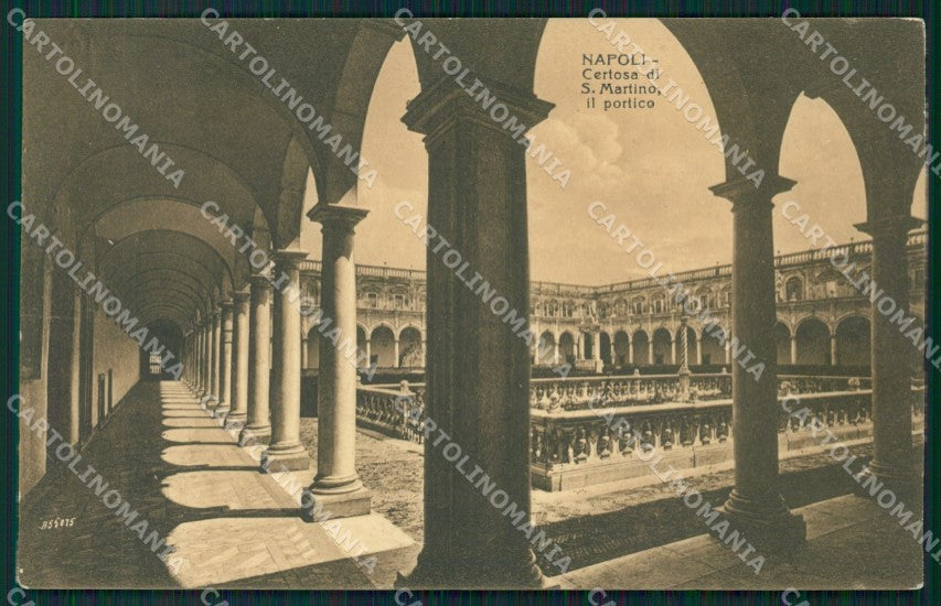 Napoli Città Certosa San Martino cartolina XB5485 – fronte