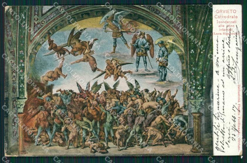 Terni Orvieto Duomo cartolina XB5492 – fronte