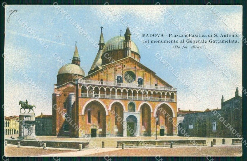 Padova Città Basilica Sant'Antonio cartolina XB5507 – fronte