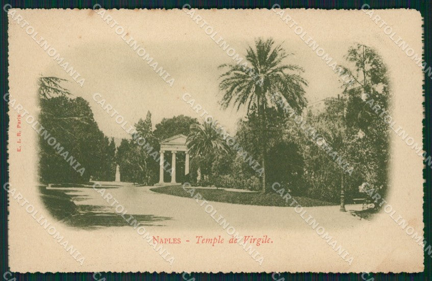 Napoli Città Temple de Virgile cartolina XB5519 – fronte