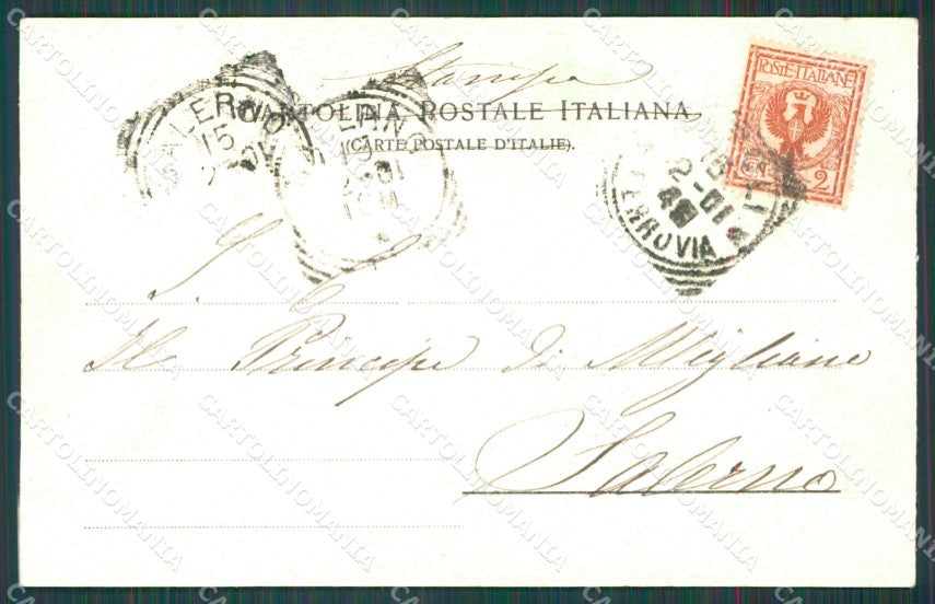 Napoli Città Galleria di Capodimonte Monteforte Nebbione cartolina XB5524 – retro