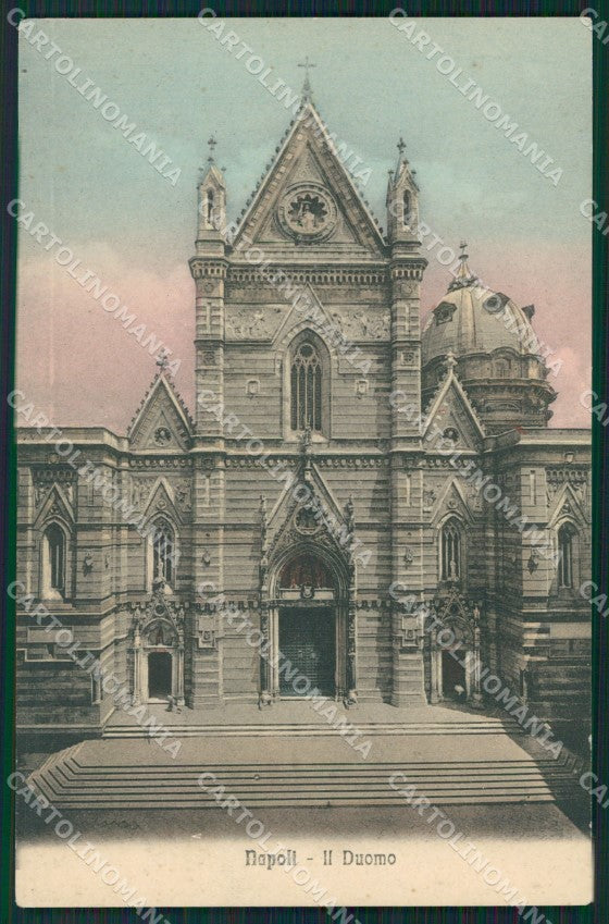 Napoli Città Duomo cartolina XB5541 – fronte