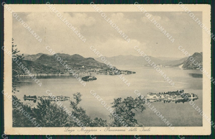 Verbania Stresa Isole Borromee Lago Maggiore cartolina XB5551 – fronte