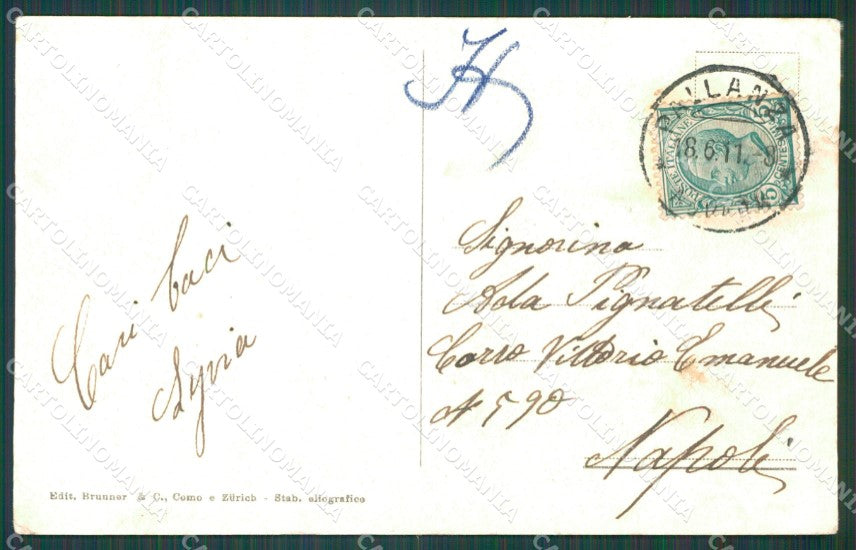 Verbania Stresa Baveno Isola Superiore Lago Maggiore cartolina XB5555 – retro