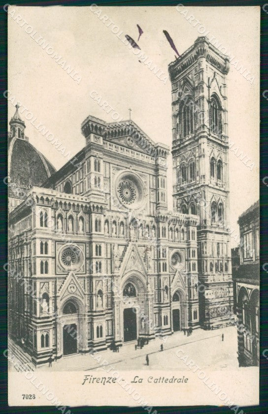 Firenze Città Cattedrale MACCHIE cartolina XB5557 – fronte