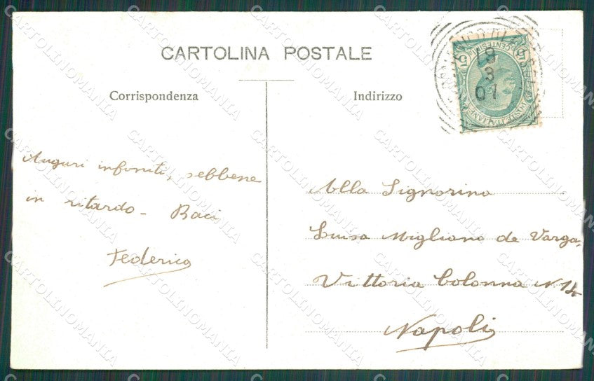 Firenze Città Cattedrale MACCHIE cartolina XB5557 – retro