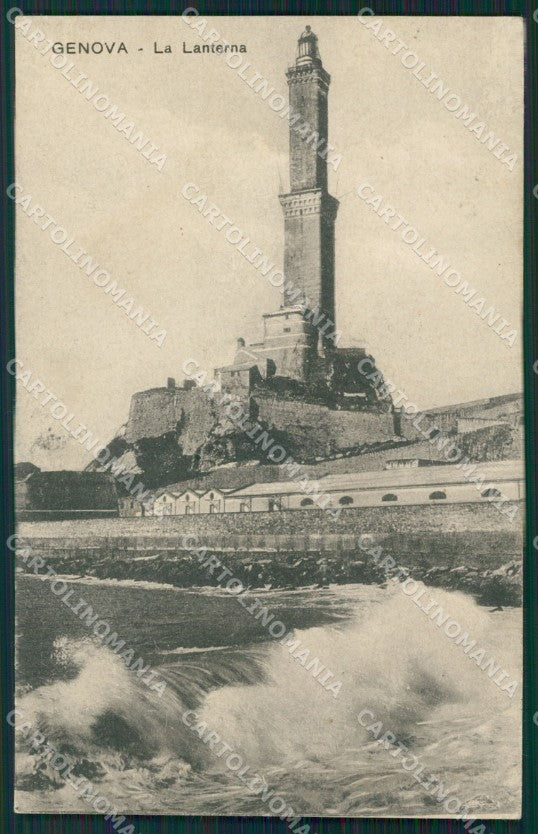 Genova Città La Lanterna cartolina XB5563 – fronte