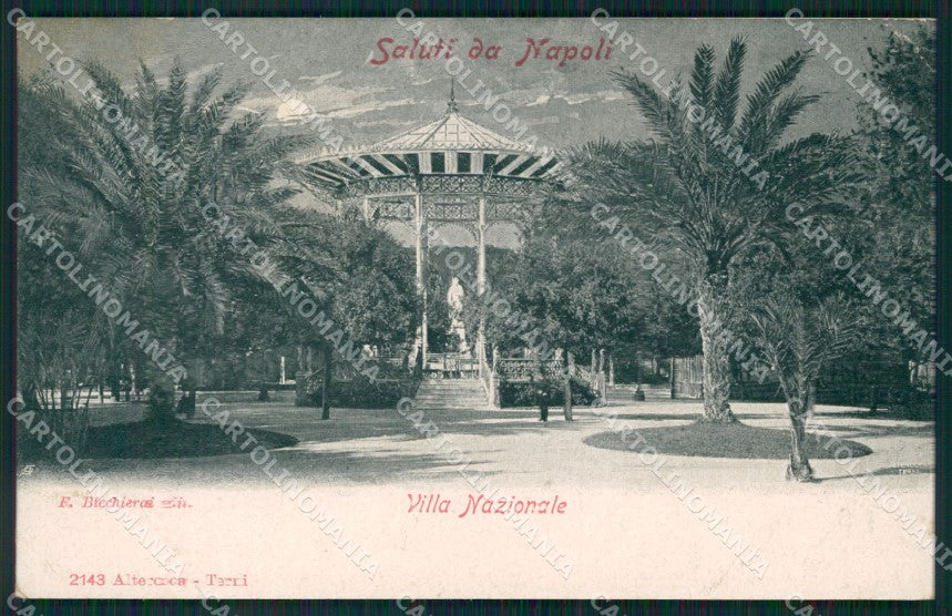 Napoli Città Villa Nazionale Alterocca 2143 cartolina XB5565 – fronte