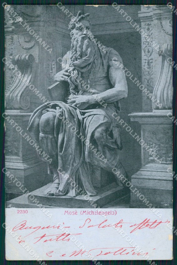 Roma Vaticano San Pietro Mosè Alterocca 2230 cartolina XB5576 – fronte