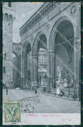 Firenze Città Loggia dei Lanzi ABRASA Alterocca cartolina XB5581 – fronte