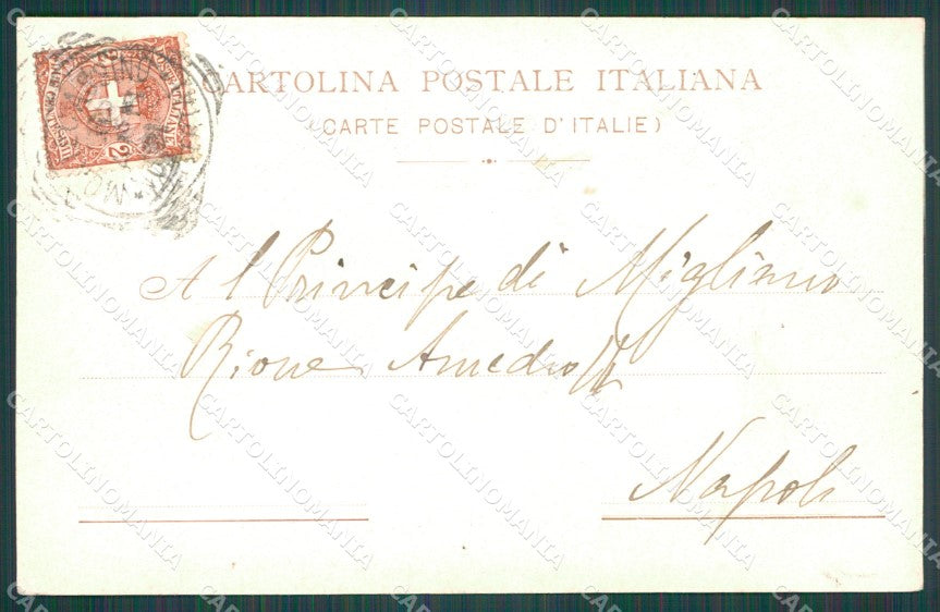 Frosinone Cassino Montecassino Alterocca cartolina XB5591 – retro