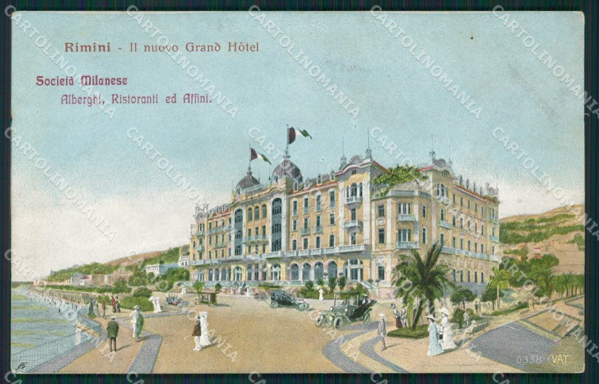 Rimini Città Auto Alterocca 6338 cartolina XB5593 – fronte