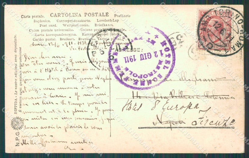 Napoli Pompei Casa dei Vettii Foto cartolina XB5595 – retro