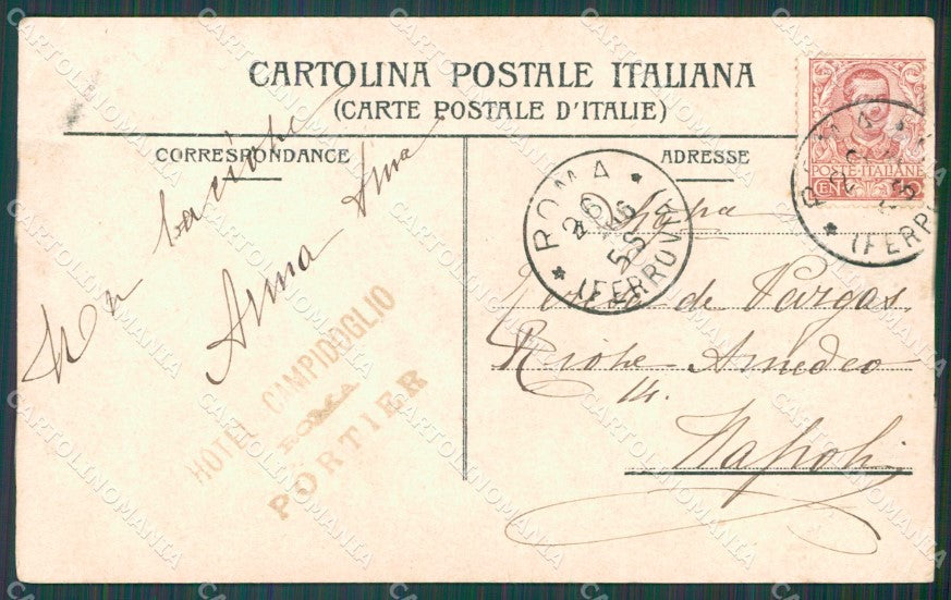 Roma Vaticano Piazza San Pietro PIEGA Foto cartolina XB5599 – retro