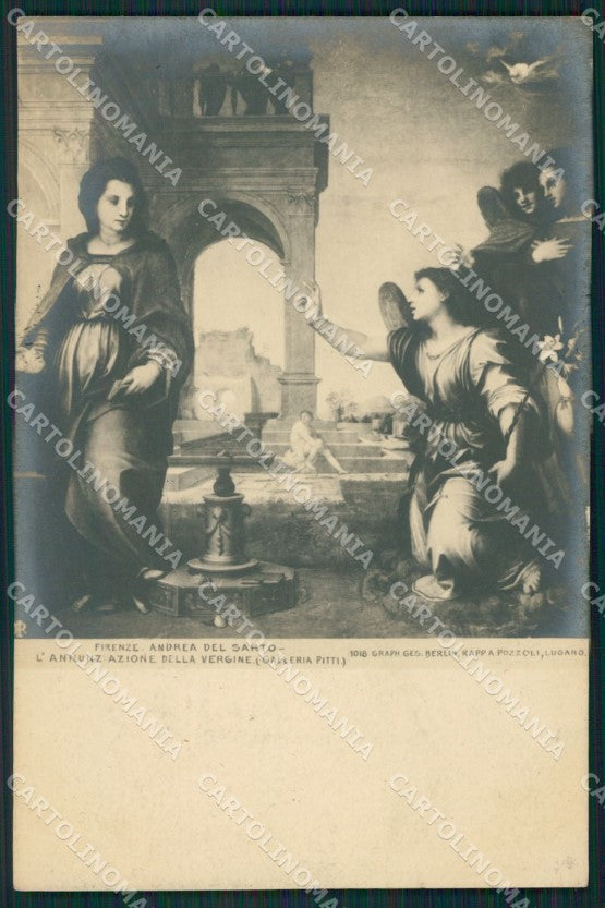 Firenze Città Galleria Pitti Andrea Del Sarto Foto cartolina XB5611 – fronte