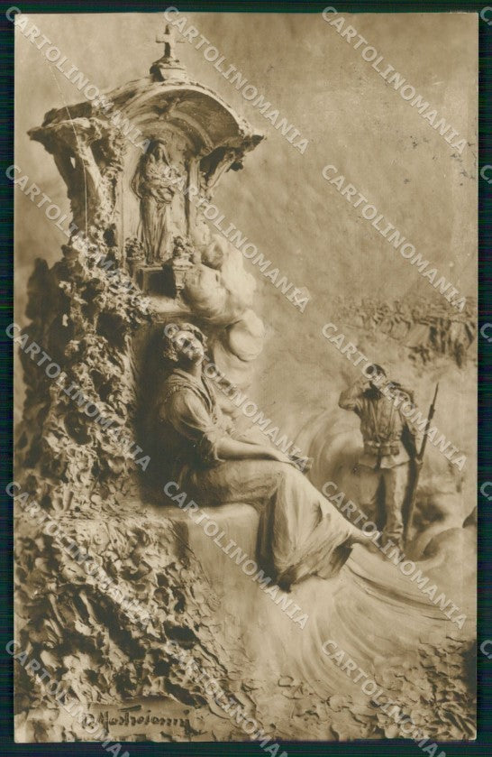 WW1 WWI Propaganda Soldato Mastroianni Foto cartolina XB5631 – fronte