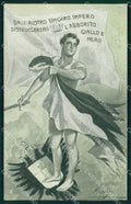 WW1 WWI Propaganda Italiana Anti German Buzzini cartolina XB5656 – fronte