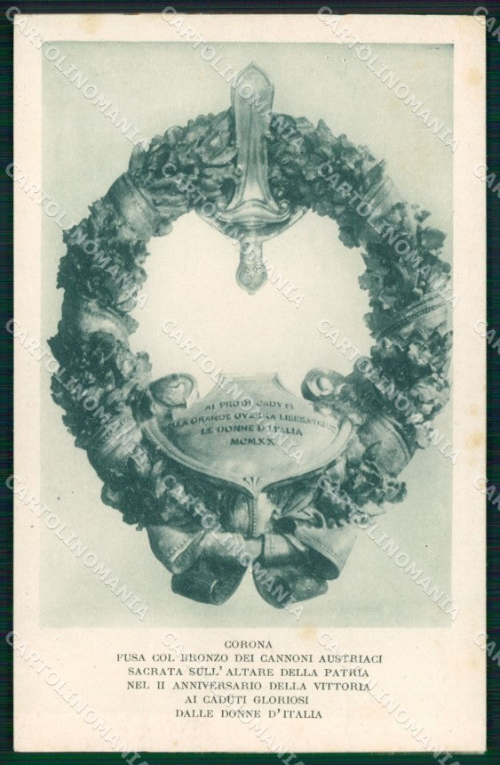 WW1 Propaganda Italiana Associazione Madri Donne di Combattenti cartolina XB5658 – fronte
