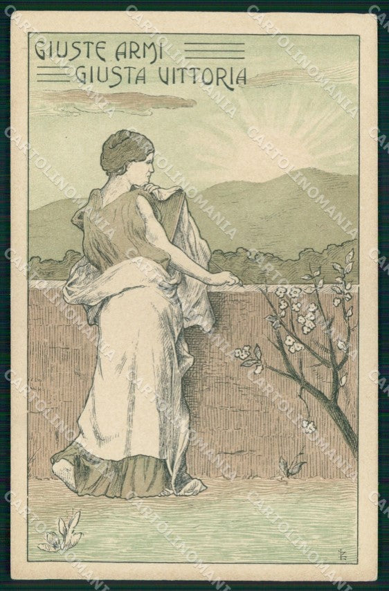 WW1 WWI Propaganda Pro Famiglie Soldati cartolina XB5661 – fronte