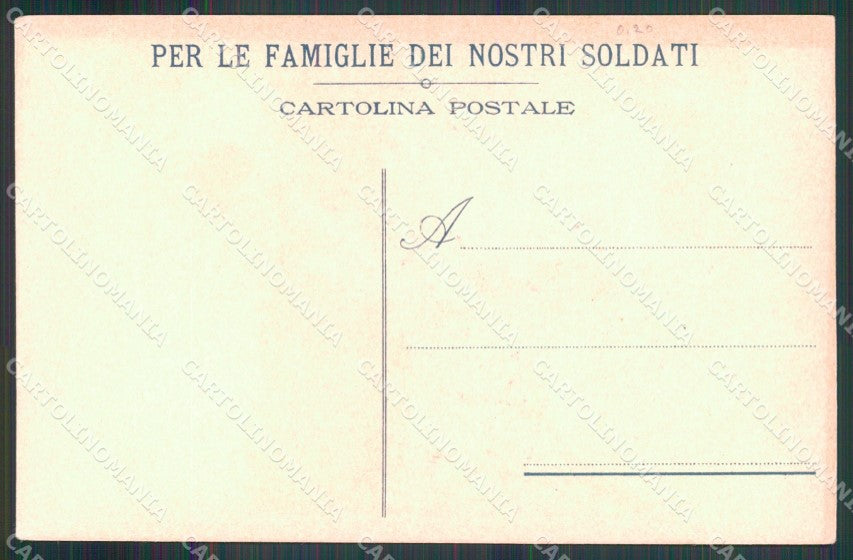 WW1 WWI Propaganda Pro Famiglie Soldati cartolina XB5661 – retro