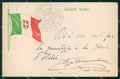 WW1 WWI Propaganda Comando di Tappa Armata Bandiera Tricolore cartolina XB5674 – fronte