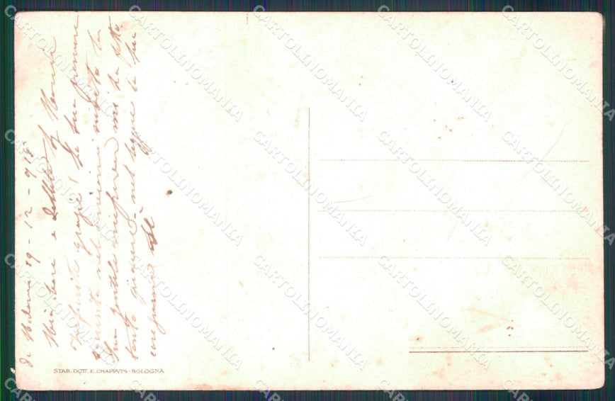 WW1 WWI Propaganda Trento Trieste Roma Tricolore cartolina XB5733 – retro