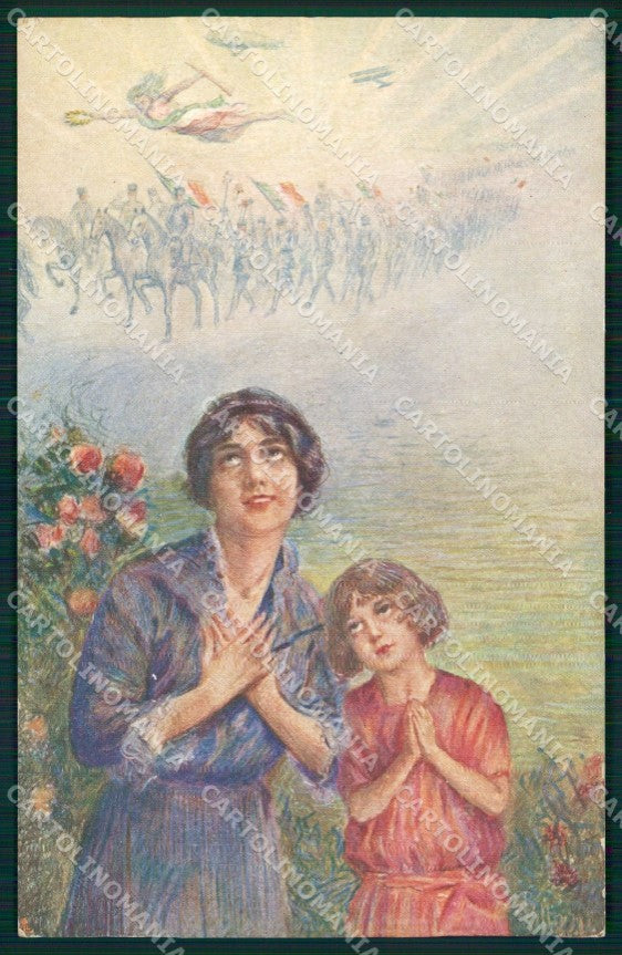 WW1 WWI Propaganda Esercito Preghiera della Vittoria Villani cartolina XB5748 – fronte