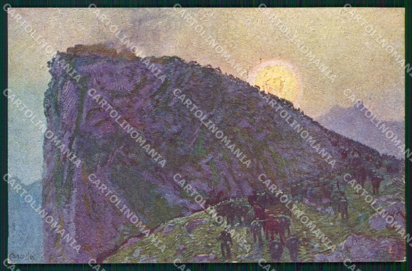 WW1 Propaganda IV Guerra Indipendenza Commemorativa Cascella cartolina XB5761 – fronte