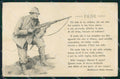 WW1 WWI Propaganda Militare Soldato Faglia RETRO ASPORTATO cartolina XB5825 – fronte
