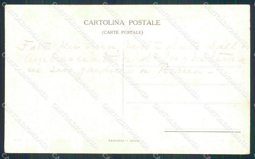 WW1 WWI Propaganda Pro Mutilati Roma PIEGHINA cartolina XB5841 – retro