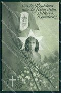 WW1 WWI Propaganda Tricolore Bandiera Preghiera cartolina XB5852 – fronte