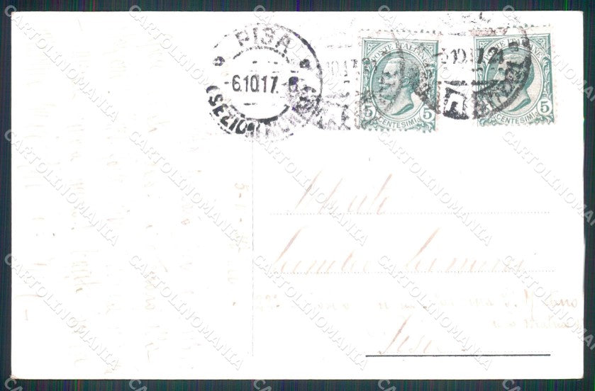 WW1 WWI Propaganda Tricolore Bandiera Preghiera cartolina XB5852 – retro