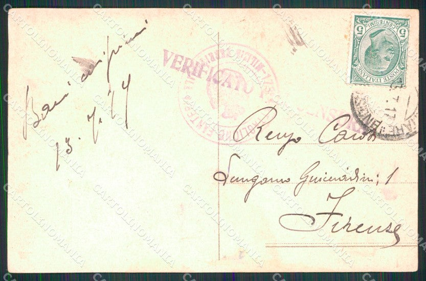 WW1 WWI Propaganda Alpini Bambini Norfini cartolina XB5887 – retro