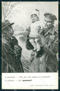 WW1 WWI Propaganda Istituto Italo Britannico British Soldier cartolina XB5908 – fronte