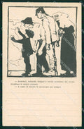 WW1 WWI Propaganda Insegnanti Italiani Lazio Cambellotti cartolina XB5915 – fronte