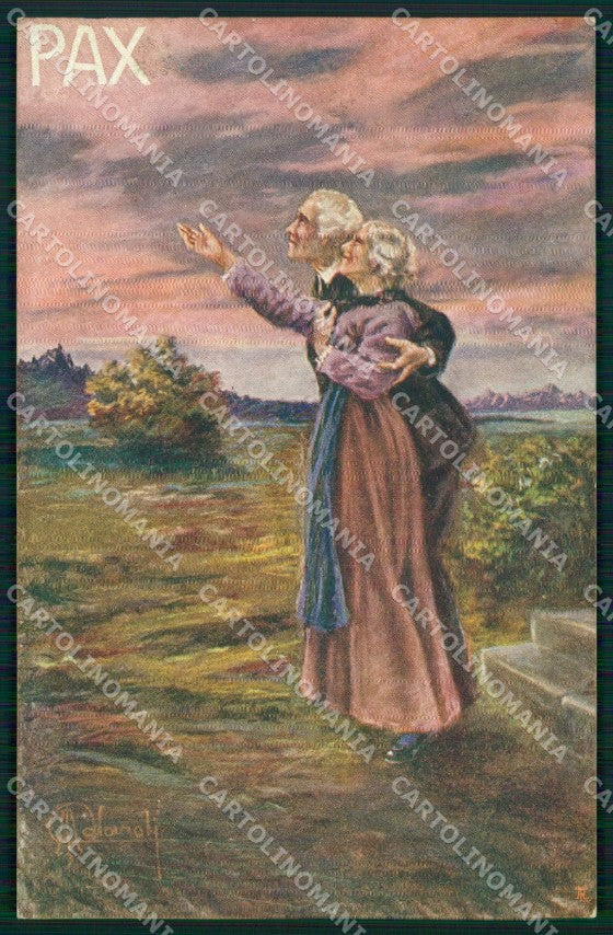 WW1 WWI Propaganda Italiana Pax cartolina XB5929 – fronte